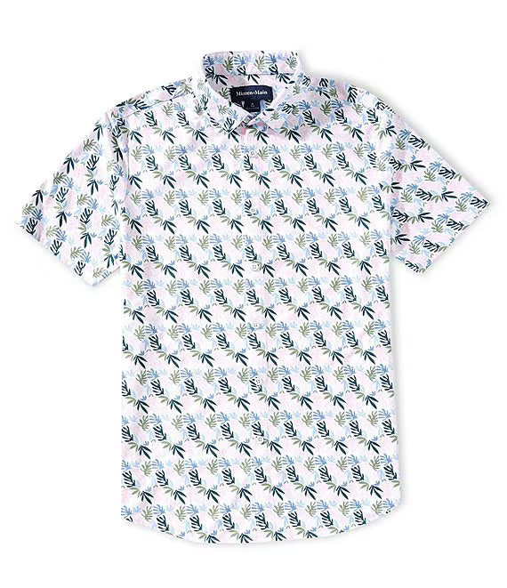 Men's Halyard White Floral Shirt MM