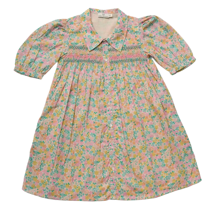 Emma Multi Floral Smocked Float Dress
