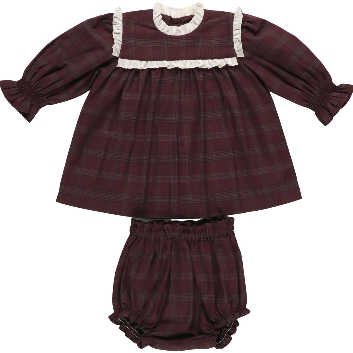 Plum Plaid Float Top and Bloomer