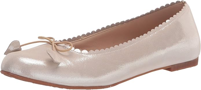 Girl's Elephantito Metallic Scallop Ballet Shoe