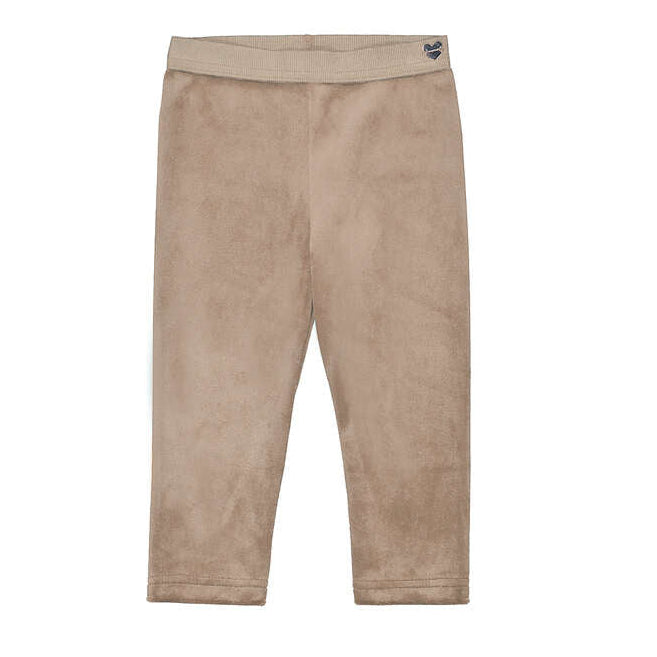 Walnut Infant Velvet Legging