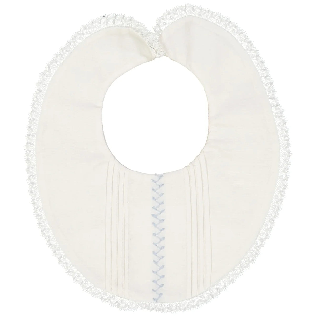 Ivory Vintage Girls Bib