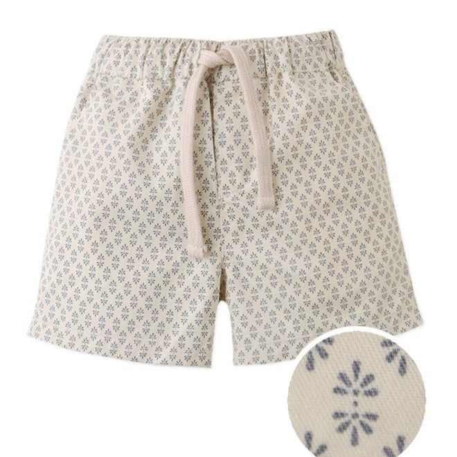Infant Boy's Cream Geo Print Short