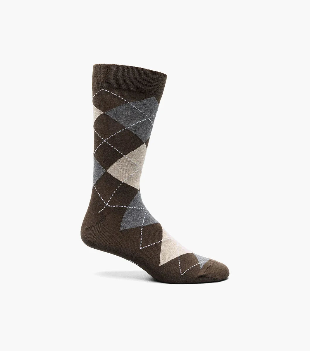 Men's Argyle Crew Dress Socks