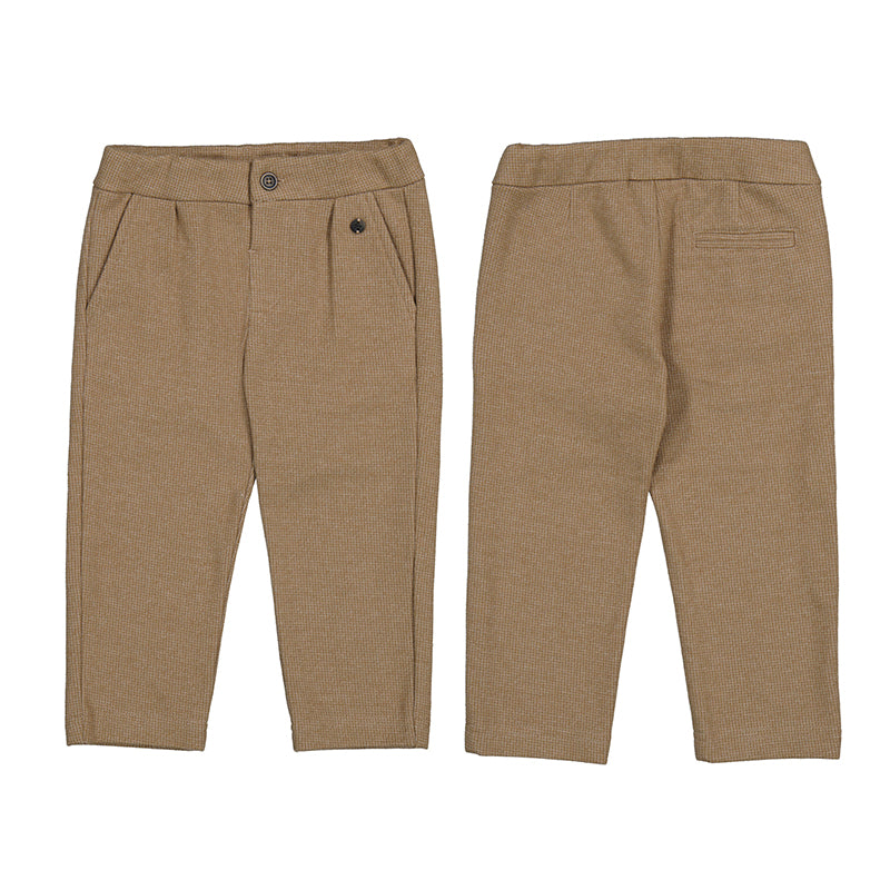 Brown Tweed Infant Pant