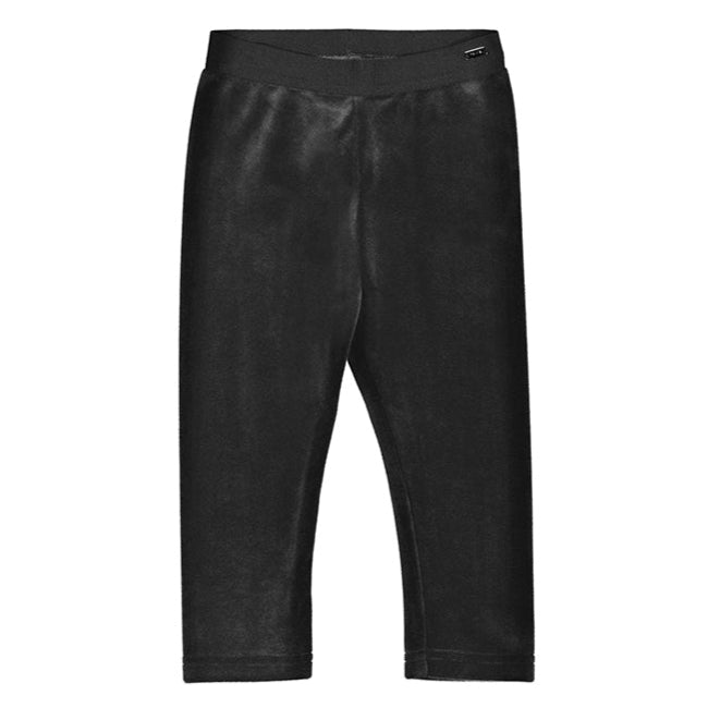 Black Soft Velvet Legging