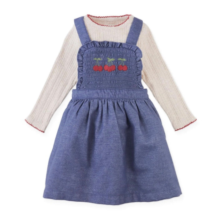 Denim Infant Pinafore and Tee