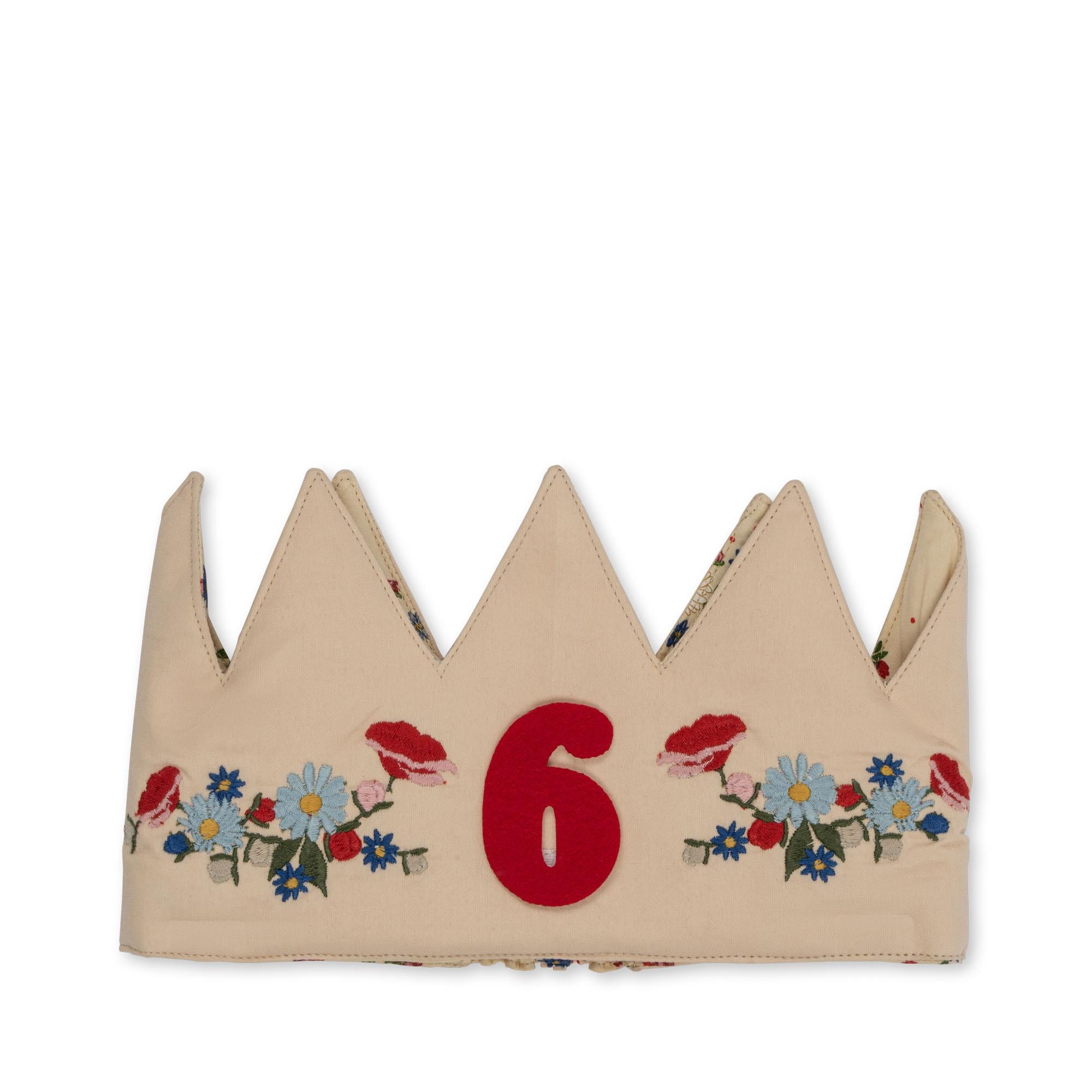Girl's Embroidered Birthday Crown