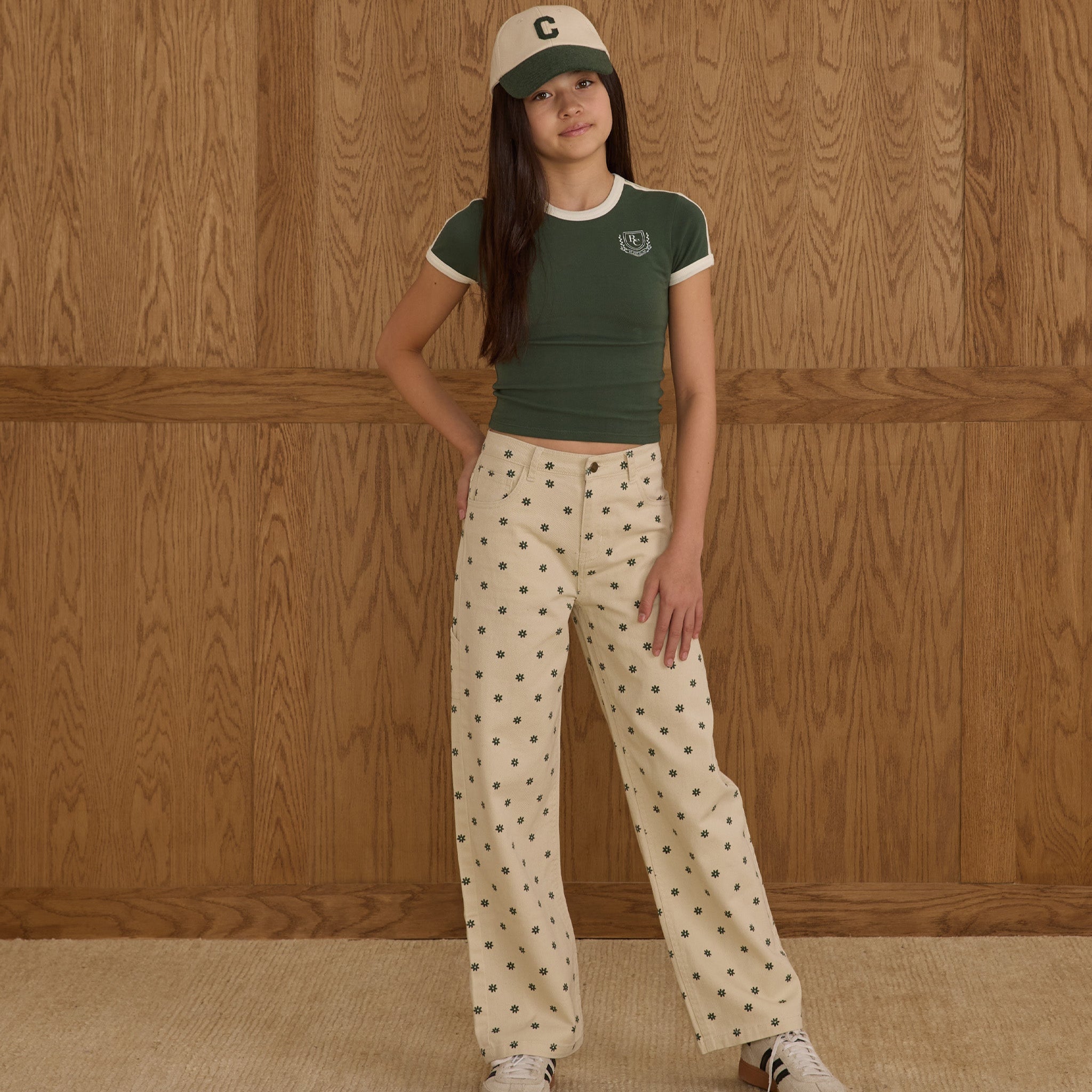 Girl's Rylee Cru Forest Crest Tee