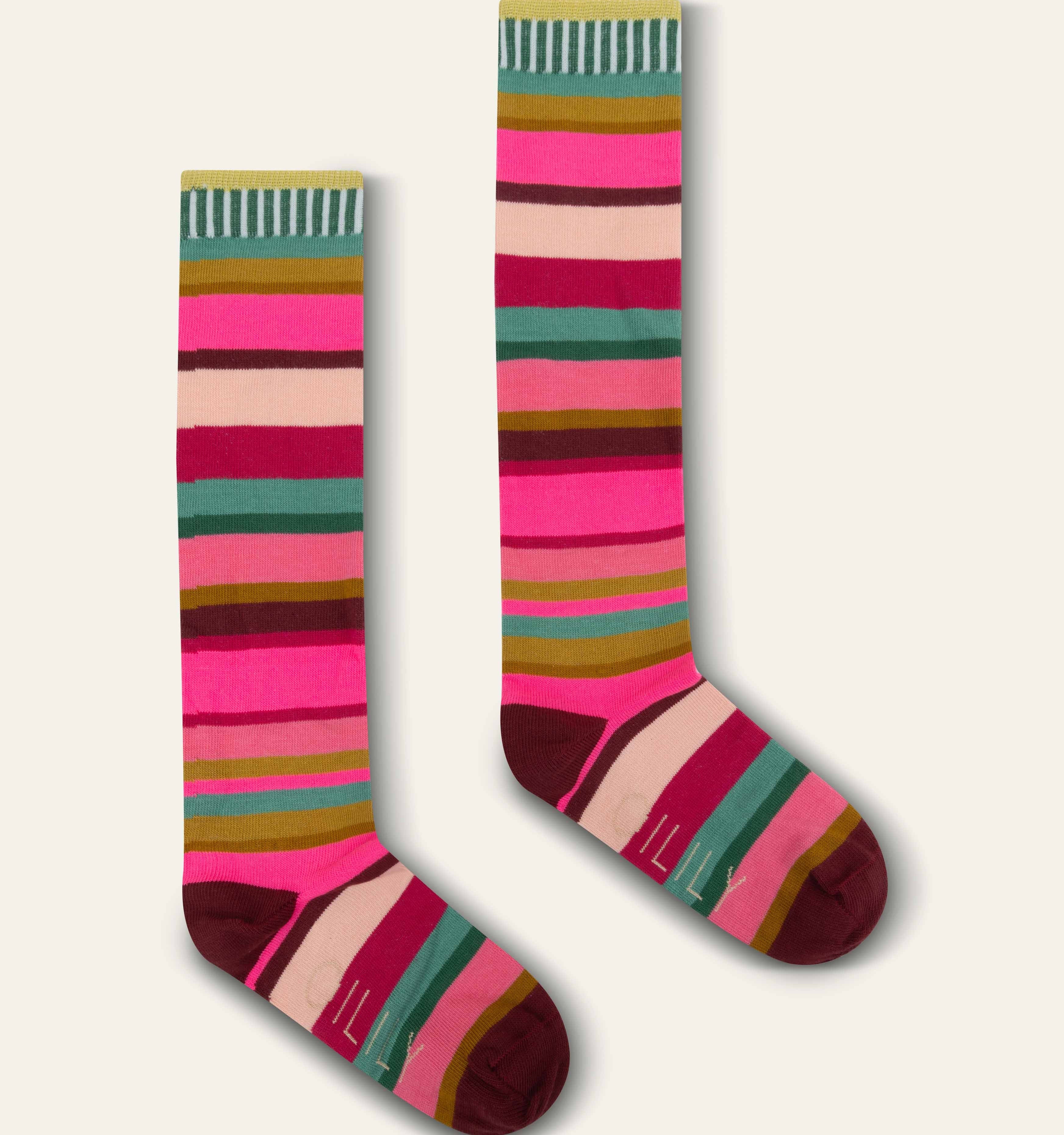 Girl's Oilily Mirlo Multi Knee Socks