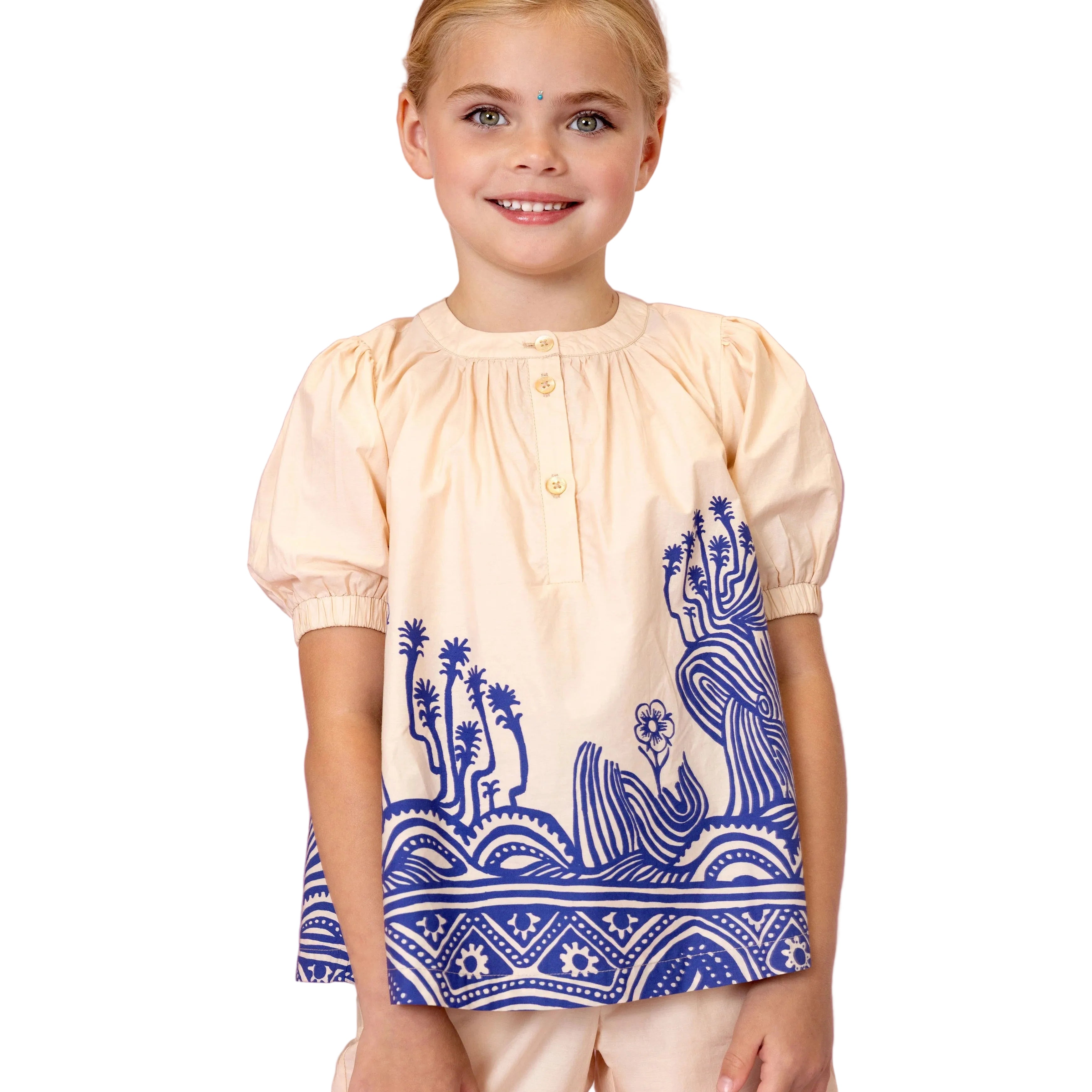 Oilily Besito Palm Royal Pant Set