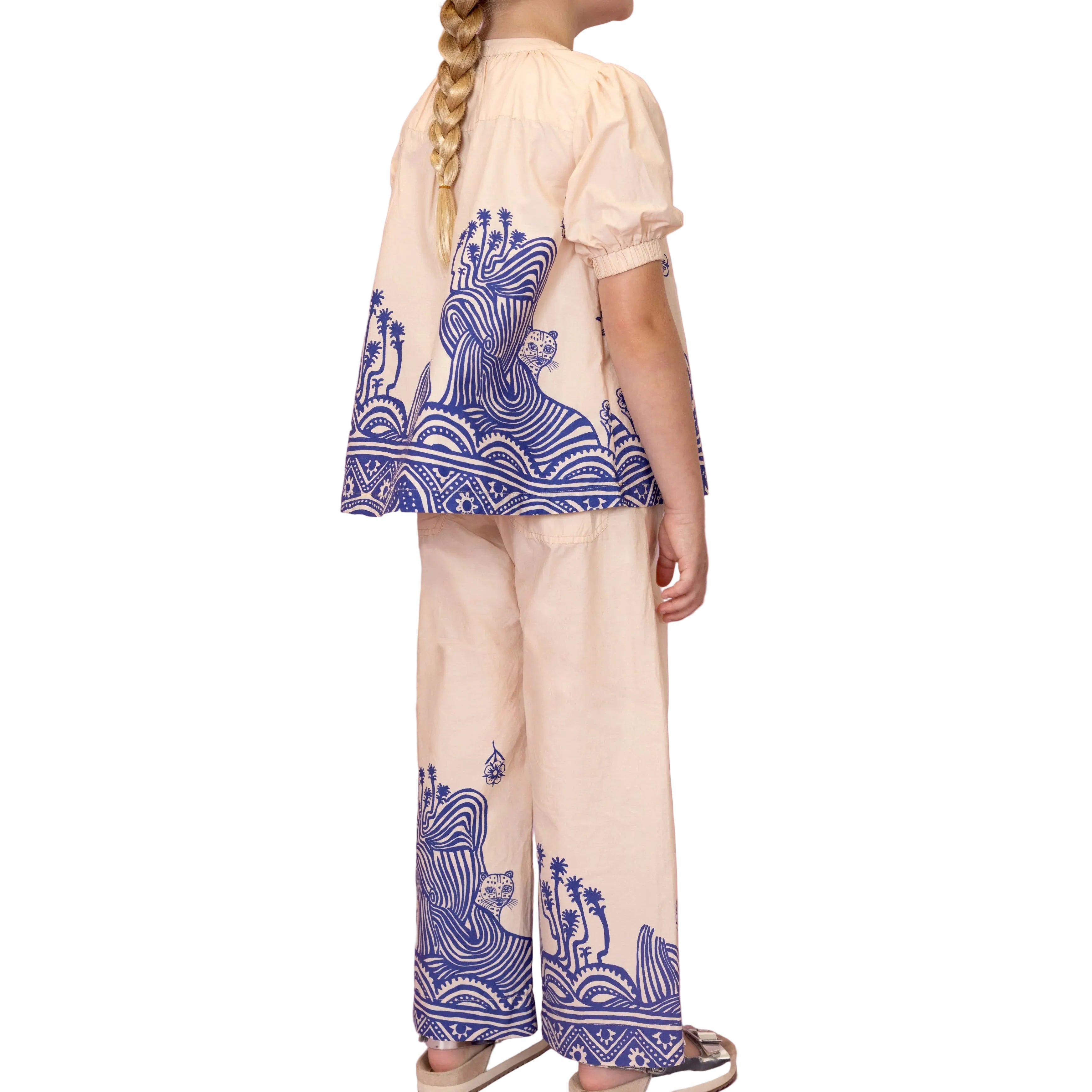 Oilily Besito Palm Royal Pant Set