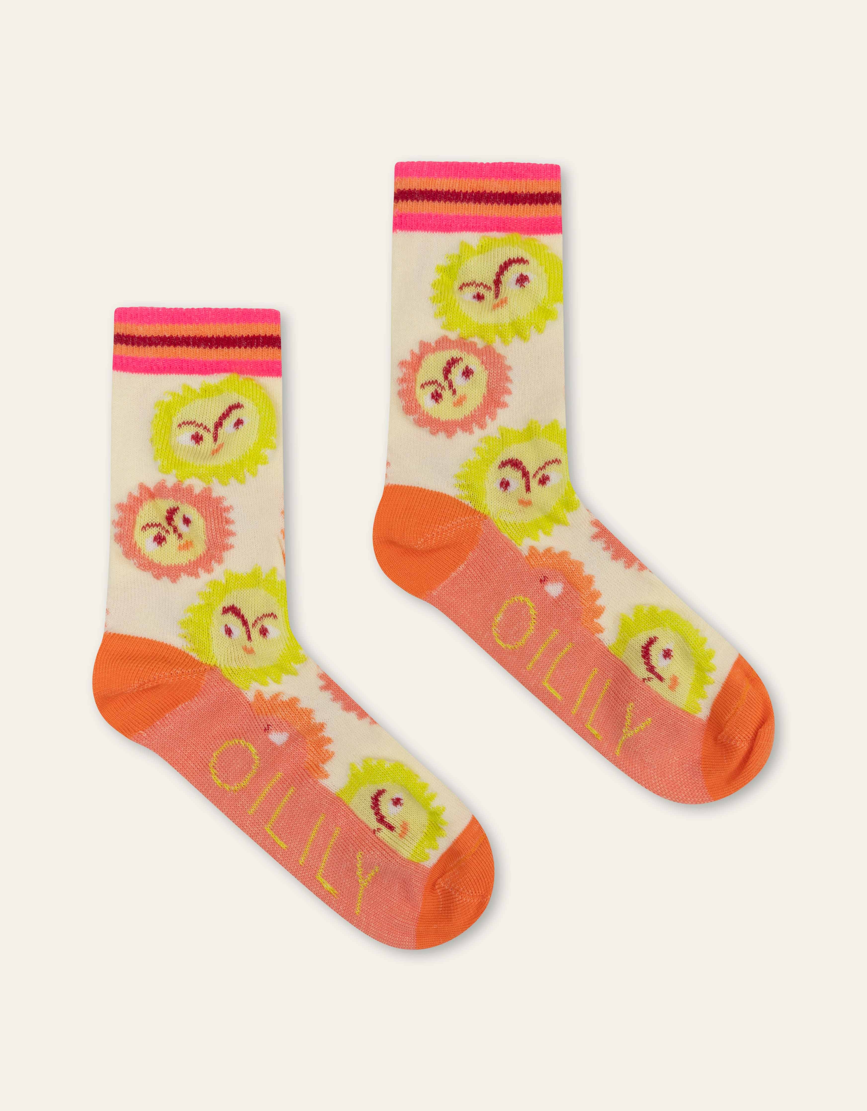 OIlily Girl's Living Coral Calf Socks