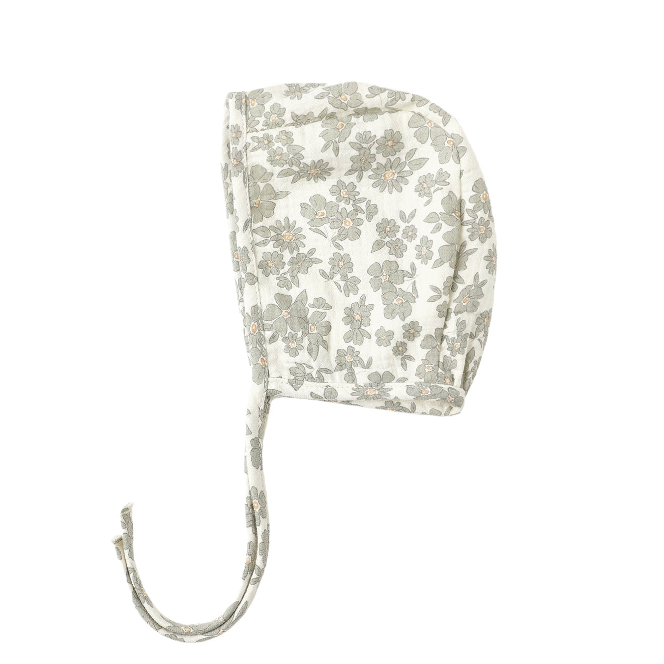 Quincy Mae Green Floral Bonnet