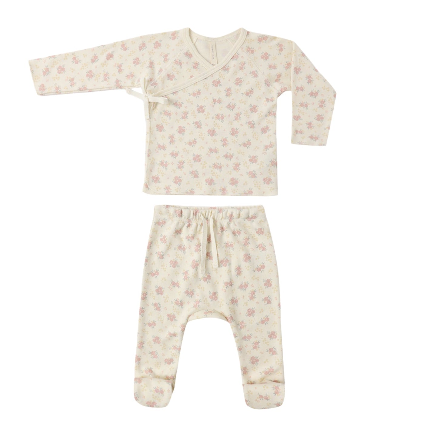 Quincy Mae Pink Bouquet Wrap Set