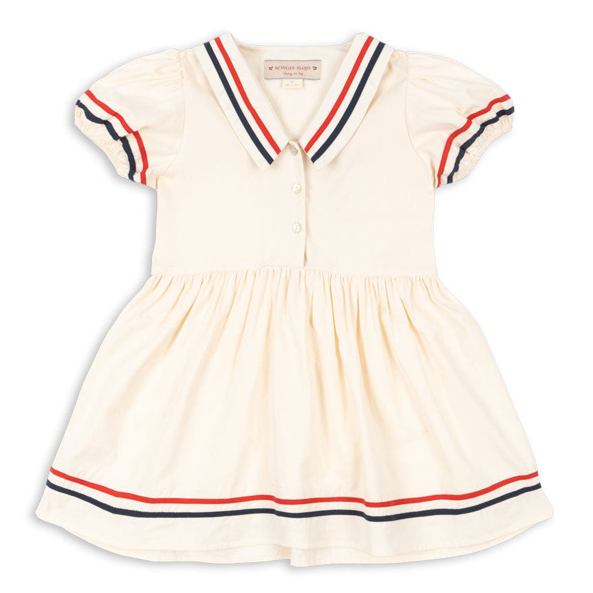Cream Poplin Sailor Dress Konges Slojd