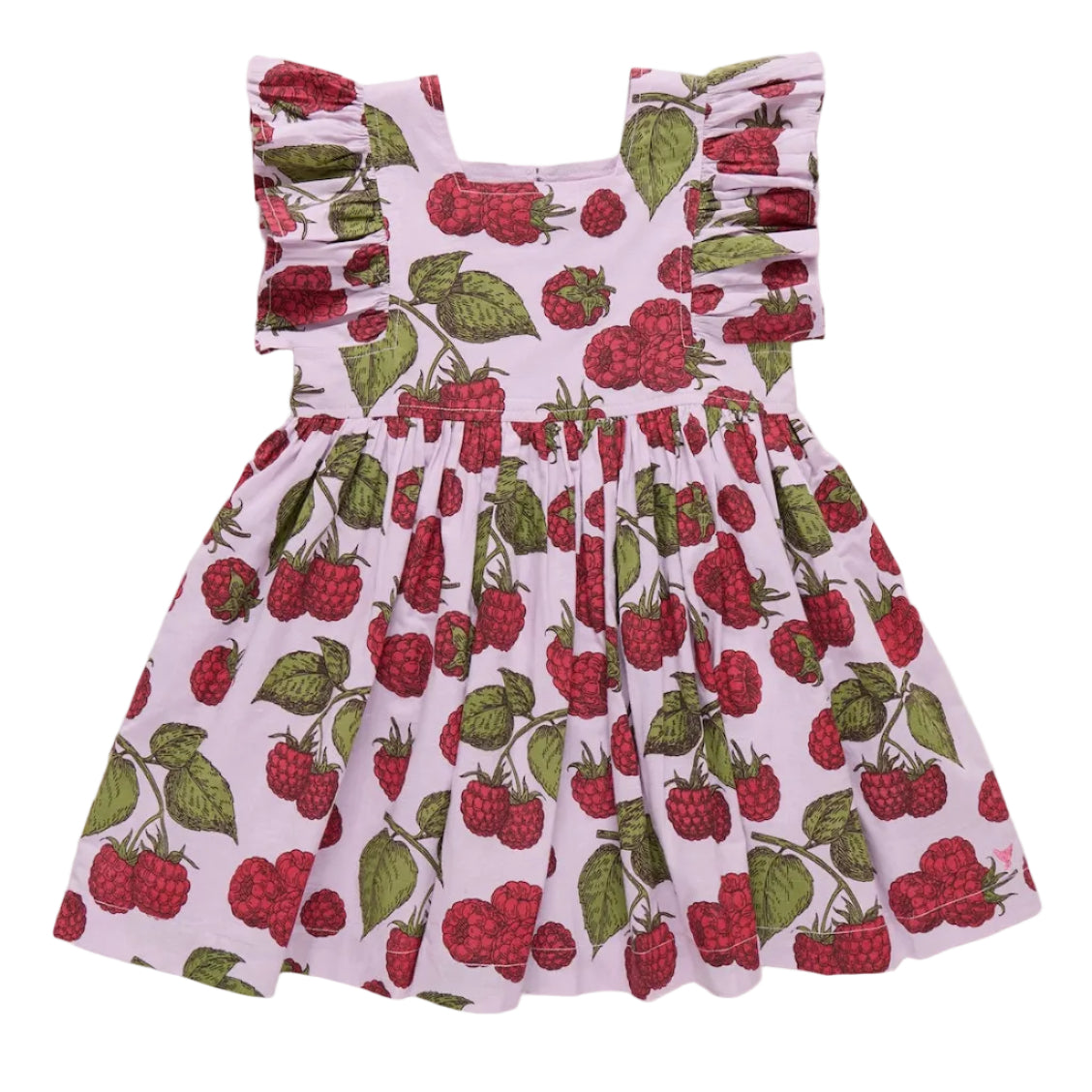Lavender Rassberries Dress Pink Chicken