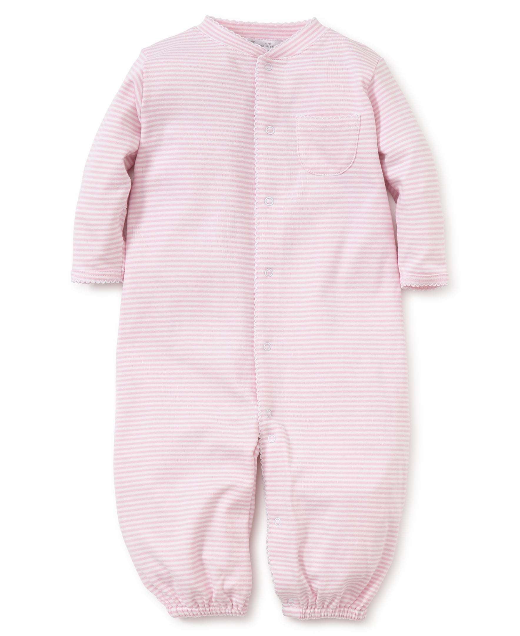 Pink Stripe Convetible Gown