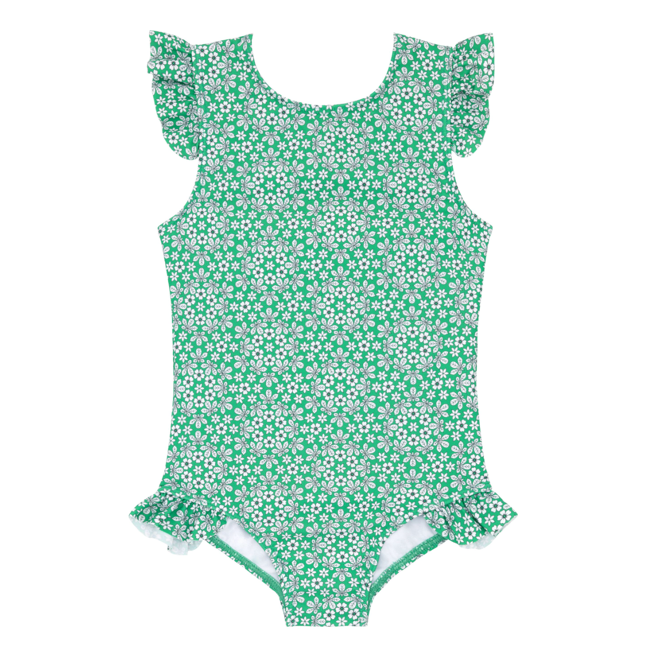 Minnow Green Floral One Piece Swimmsuit