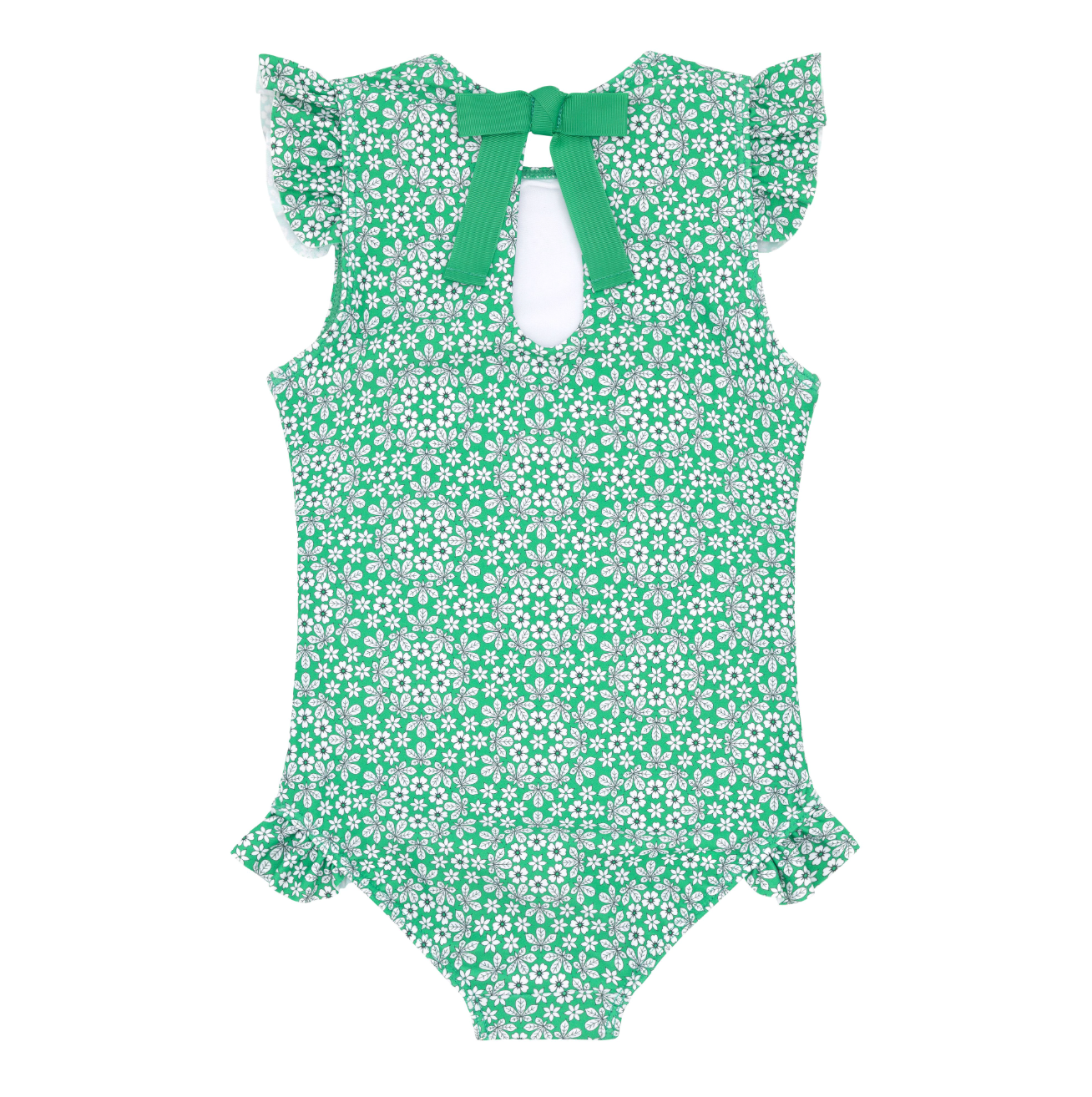 Minnow Green Floral One Piece Swimmsuit