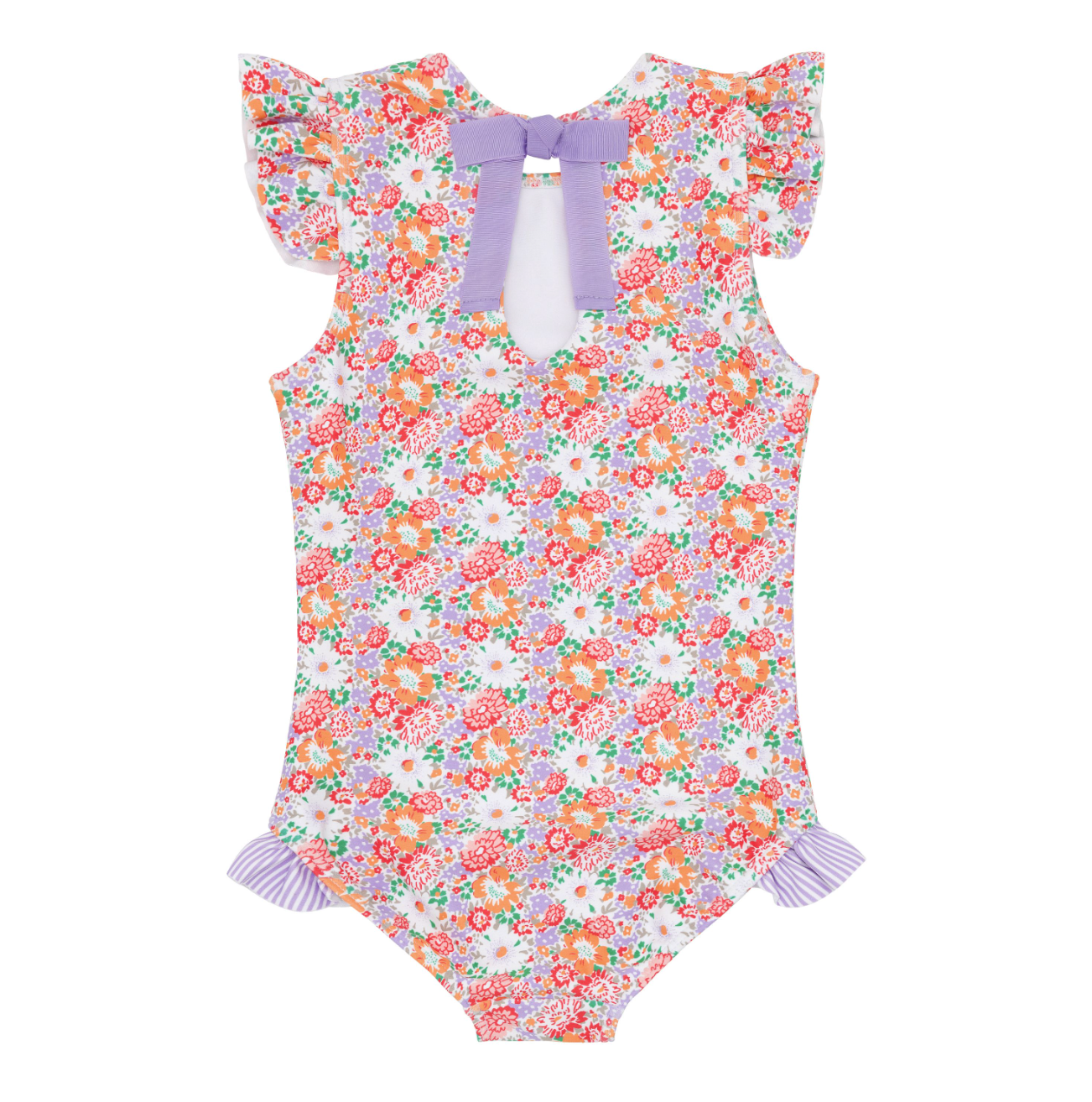 Minnow Island Blossom Ruffle One Piece