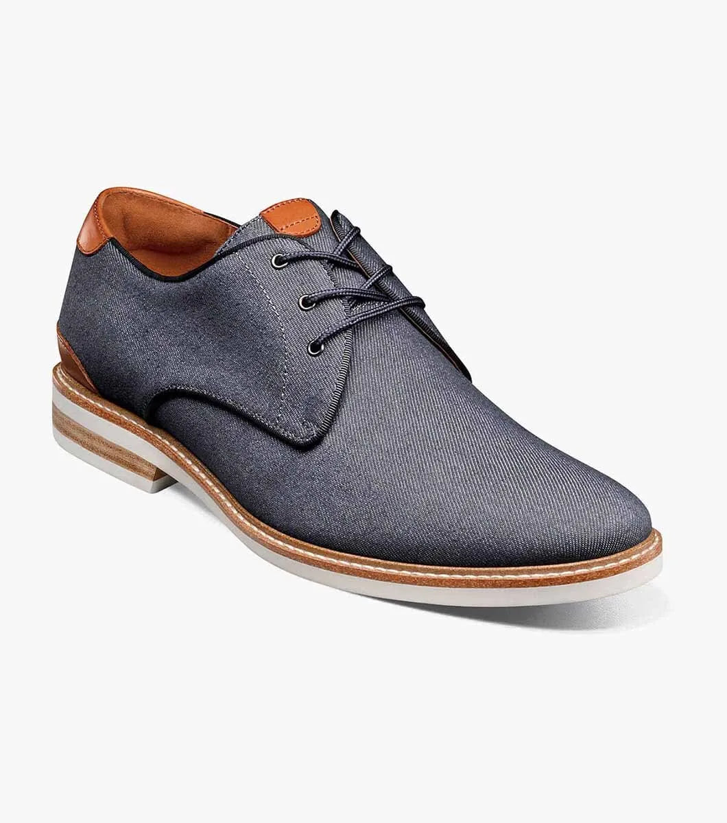 Men's Highland Canvas Plain Toe Oxford Shoe