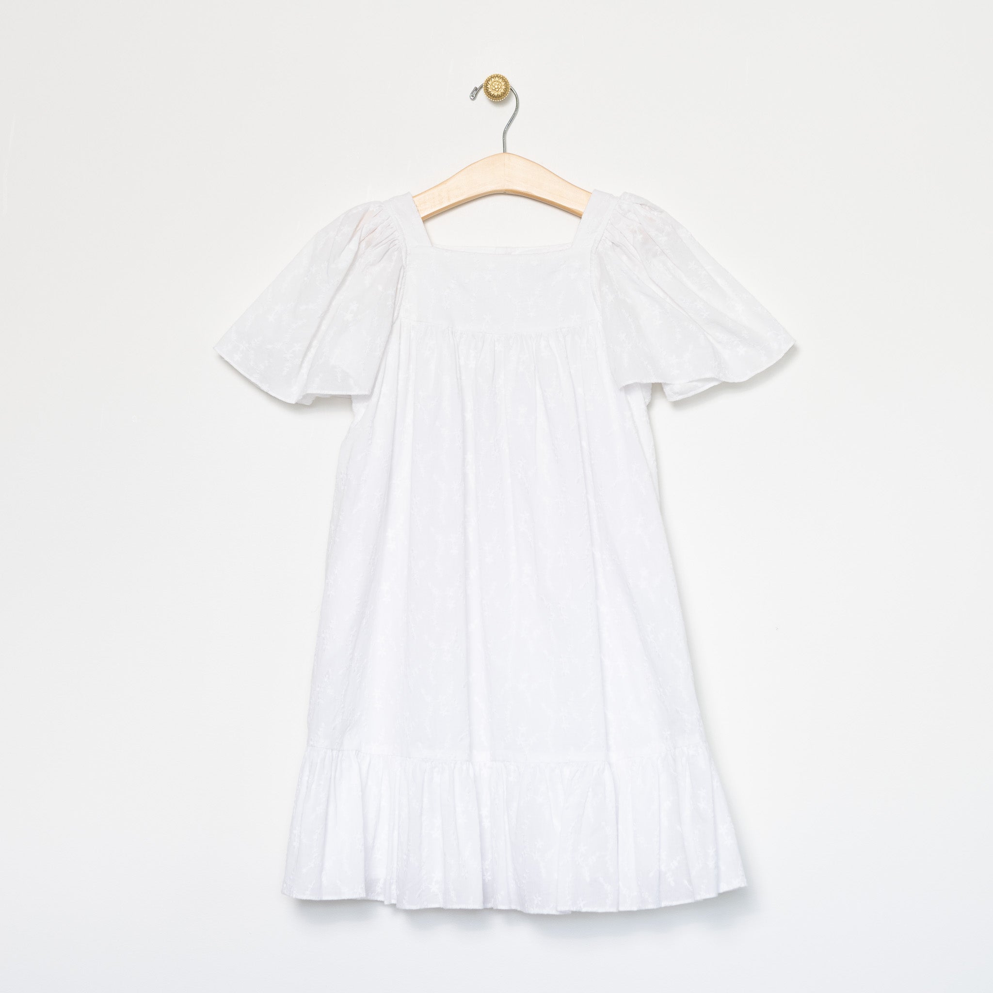 Girl's White Eyelet Float Dress