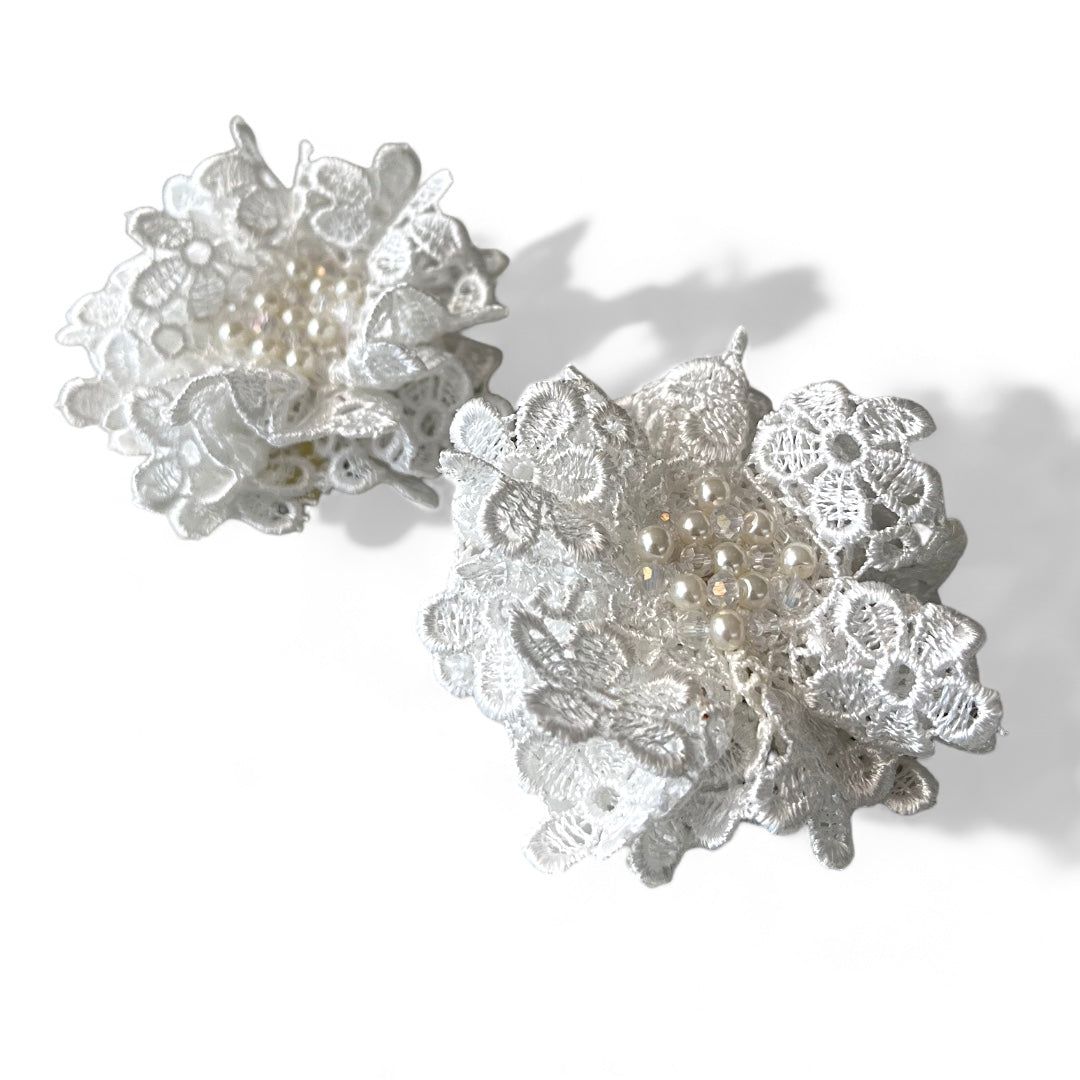 Girl's Hair Clip Set of 2 Lacie Flowers