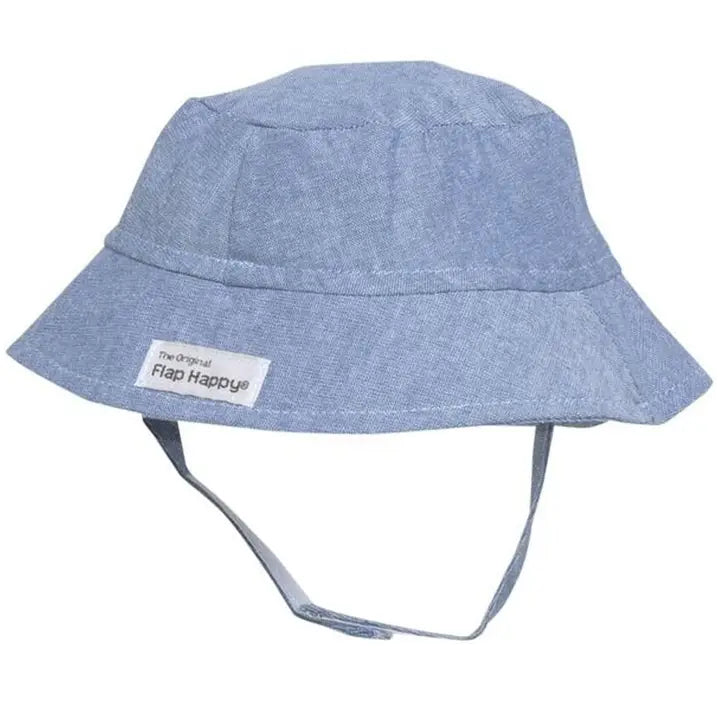 Boy's/Girl's  Kids UPF50+ Chambray Bucket Hat