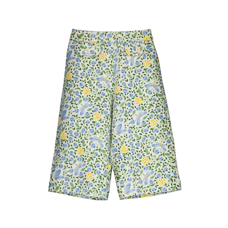 Blue Floral Infant Swing Top and Wide Pant