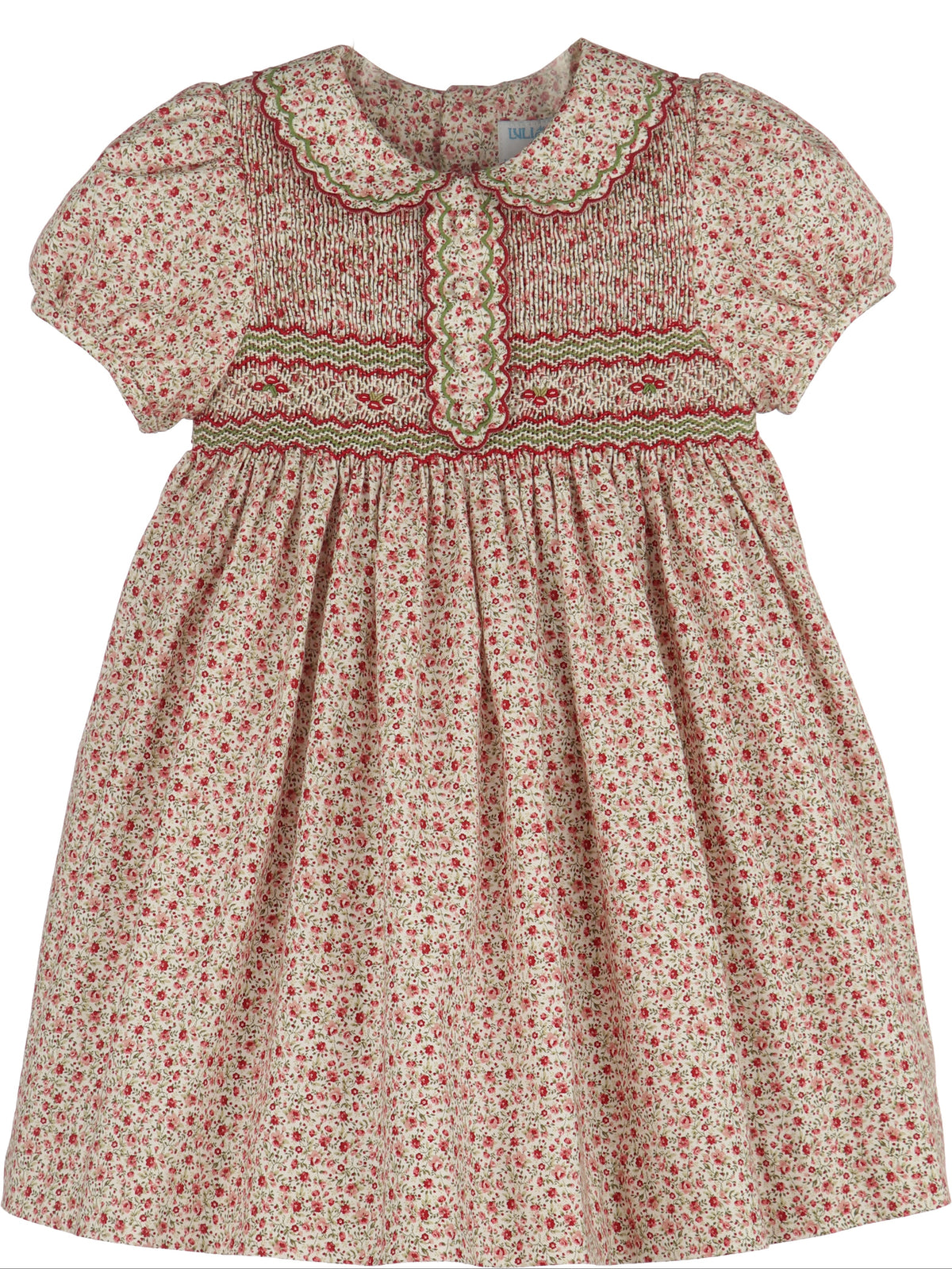 Mulberry Print Smocked Dress