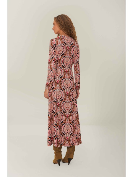 Farm Rio Pink Pineapple Maxi Dress