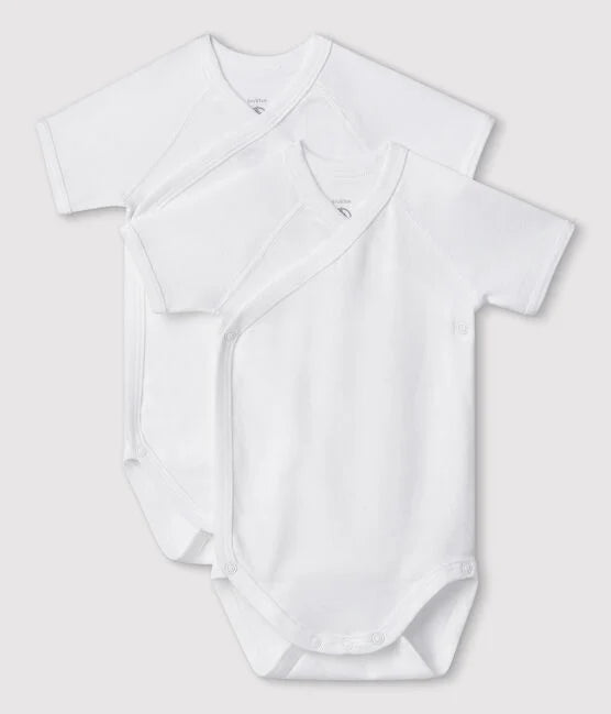 Petit Bateau Crossover 2pk Bodysuit