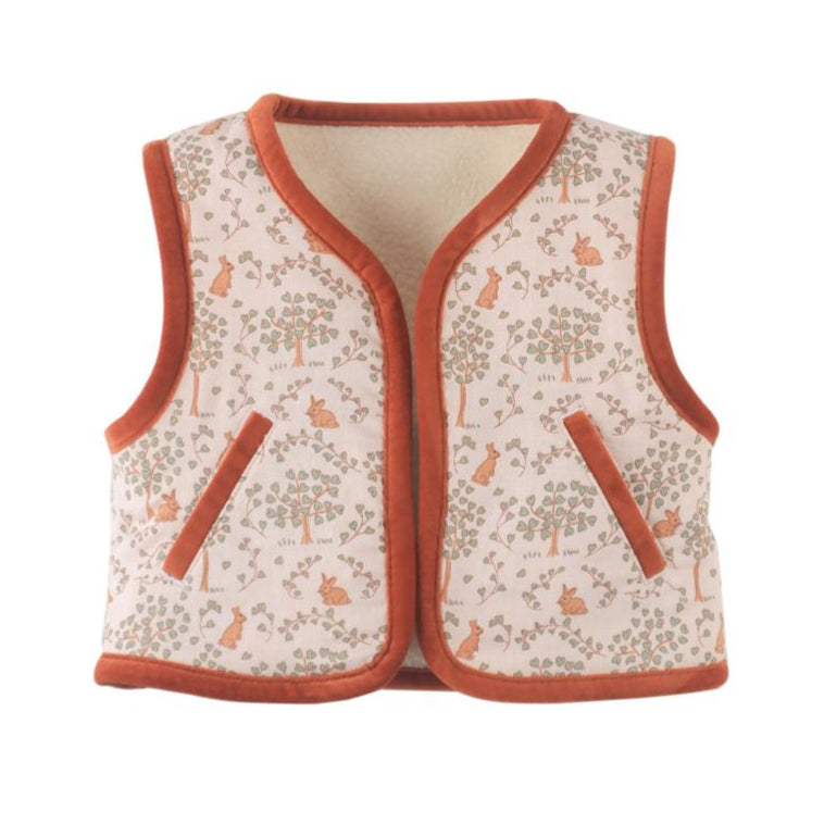 Bunny Sherpa Reversible Vest