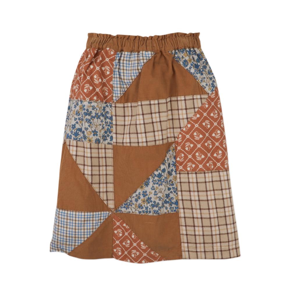 Girl's Dakota Patchwork Horse Skirt