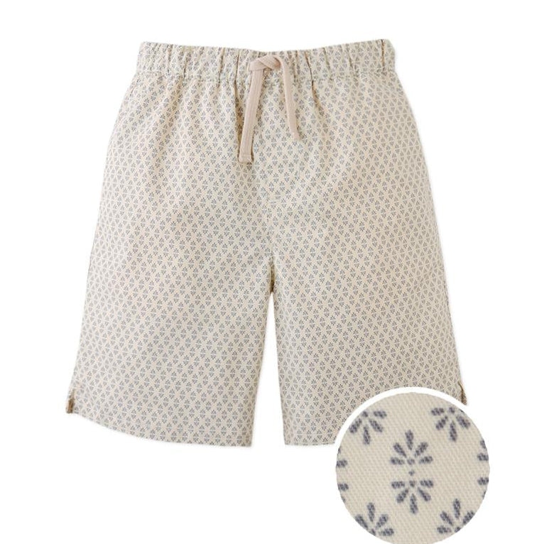 Boy's Sand Short Black Geo Print