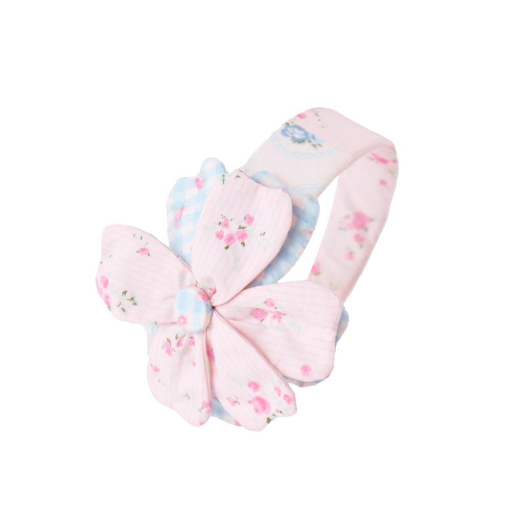 Pink Zinnia Flower Headband