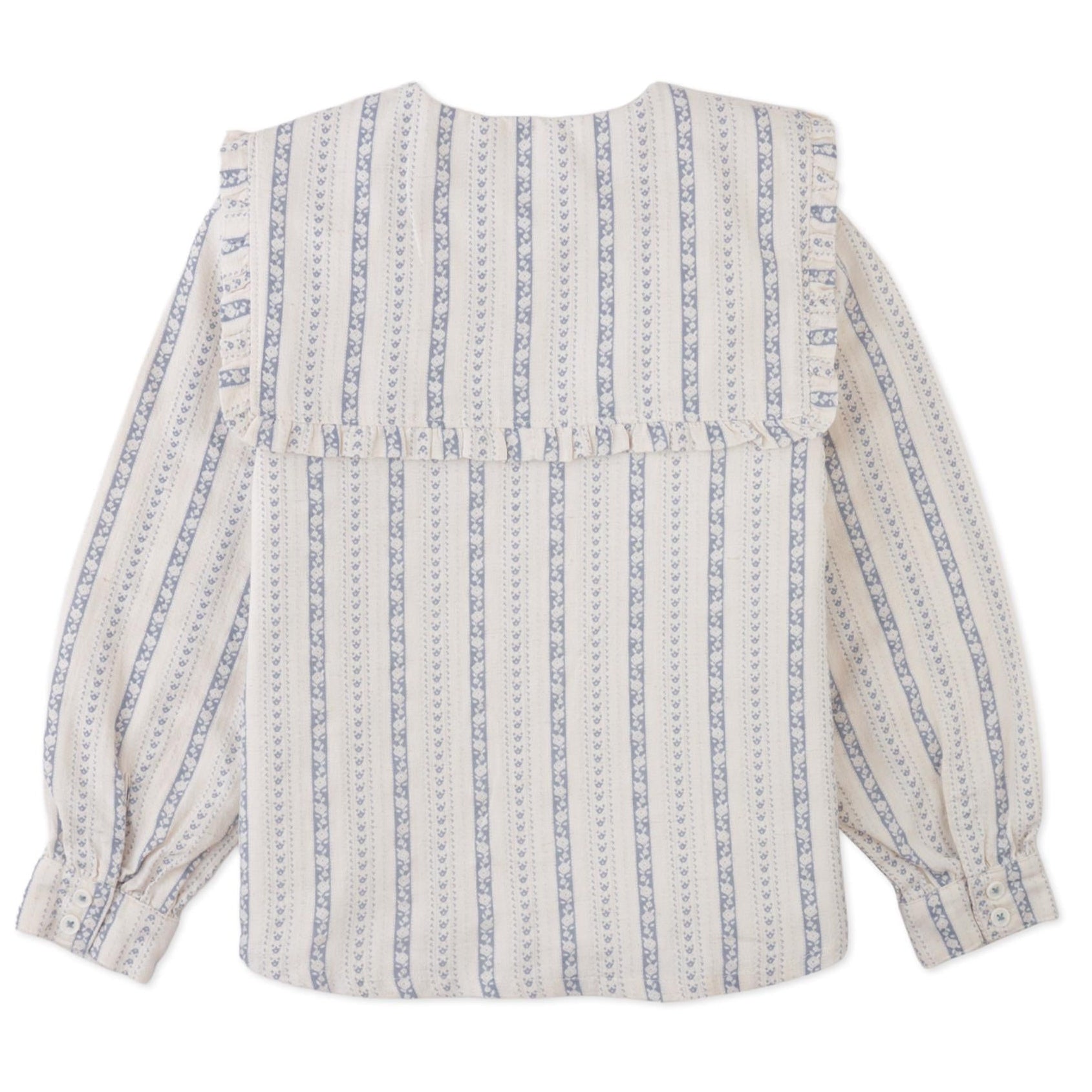 Blue Wallpaper Stripe Blouse