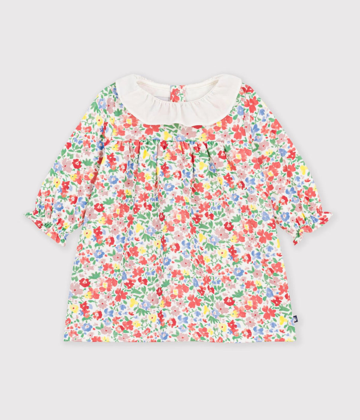 Bright Multi Print Knit Dress Petit Bateau
