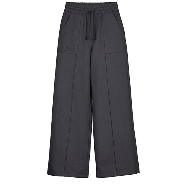 Girl's Charcoal Fleece Wide Pant