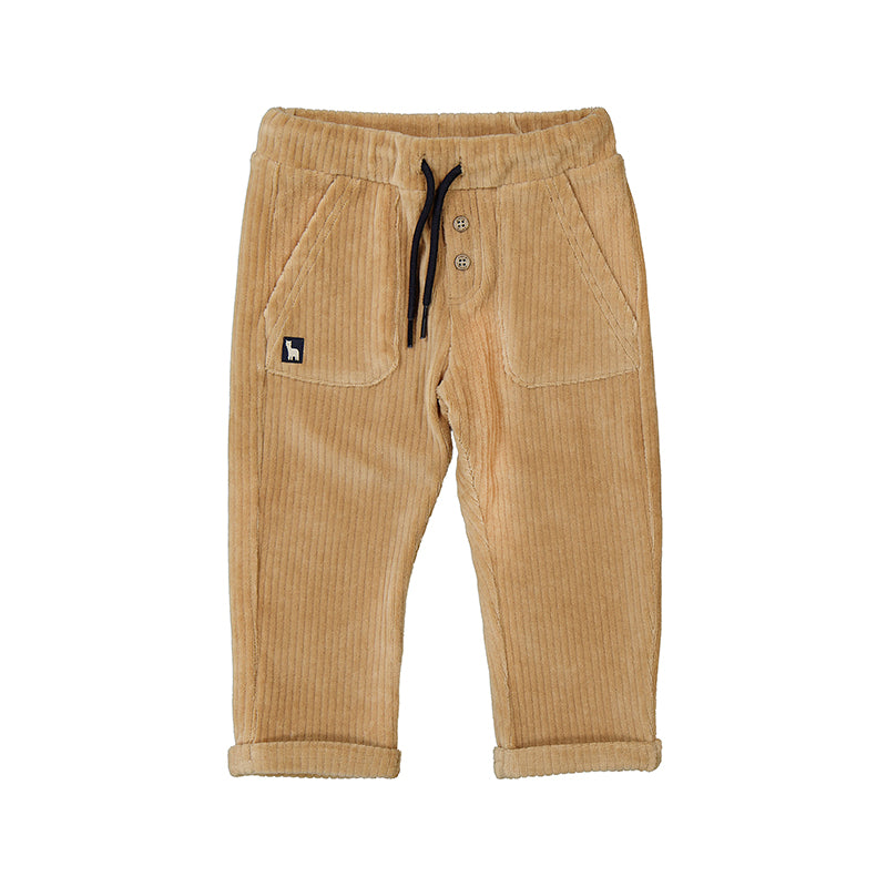Toffee Wide Corduroy Infant Pant