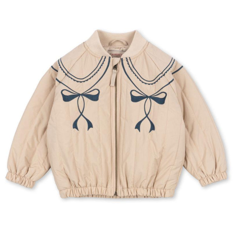 Girl's Konges Slojd Cream Lite Bow Jacket