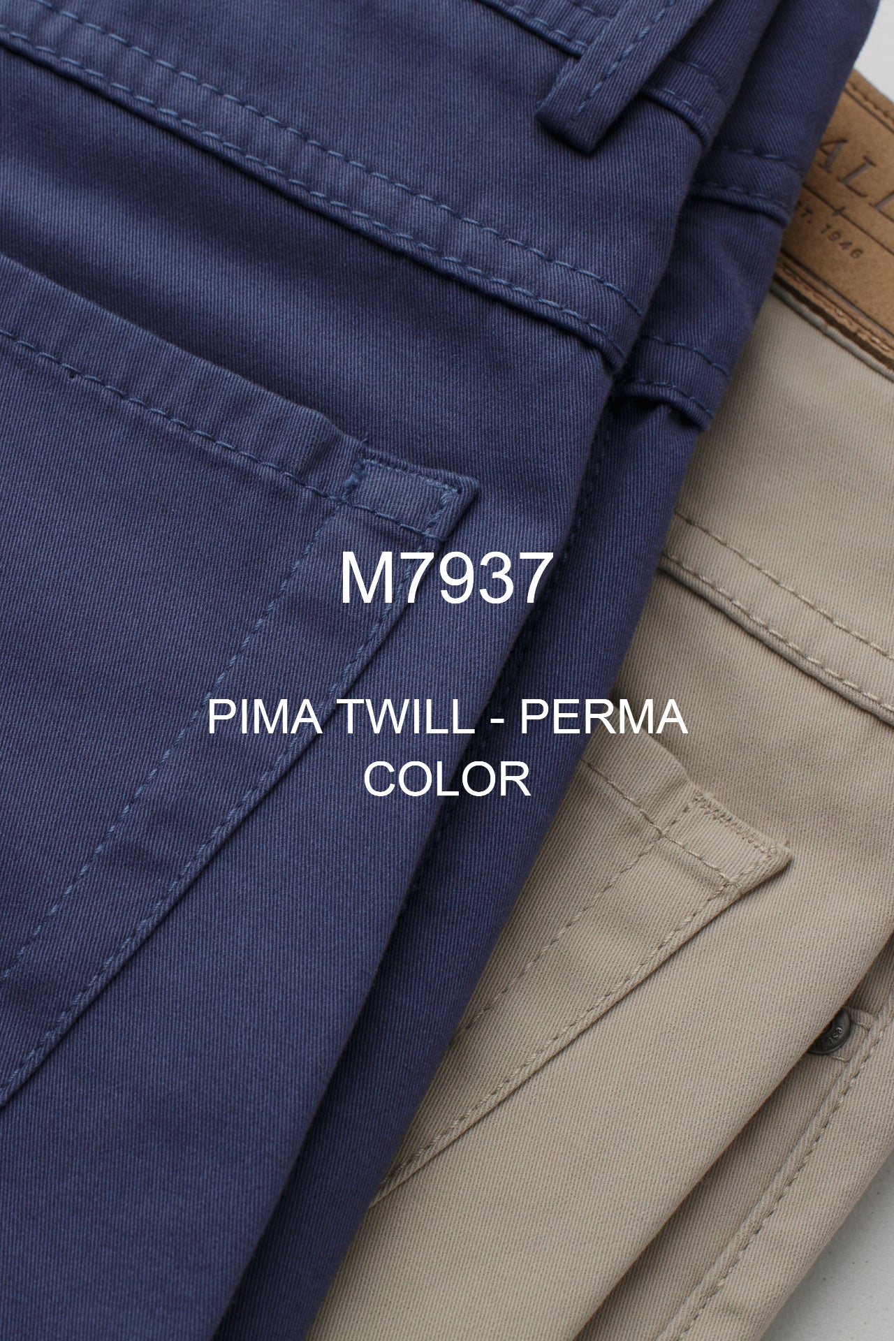 Men's Pima Cotton 5 Pocket Trousers