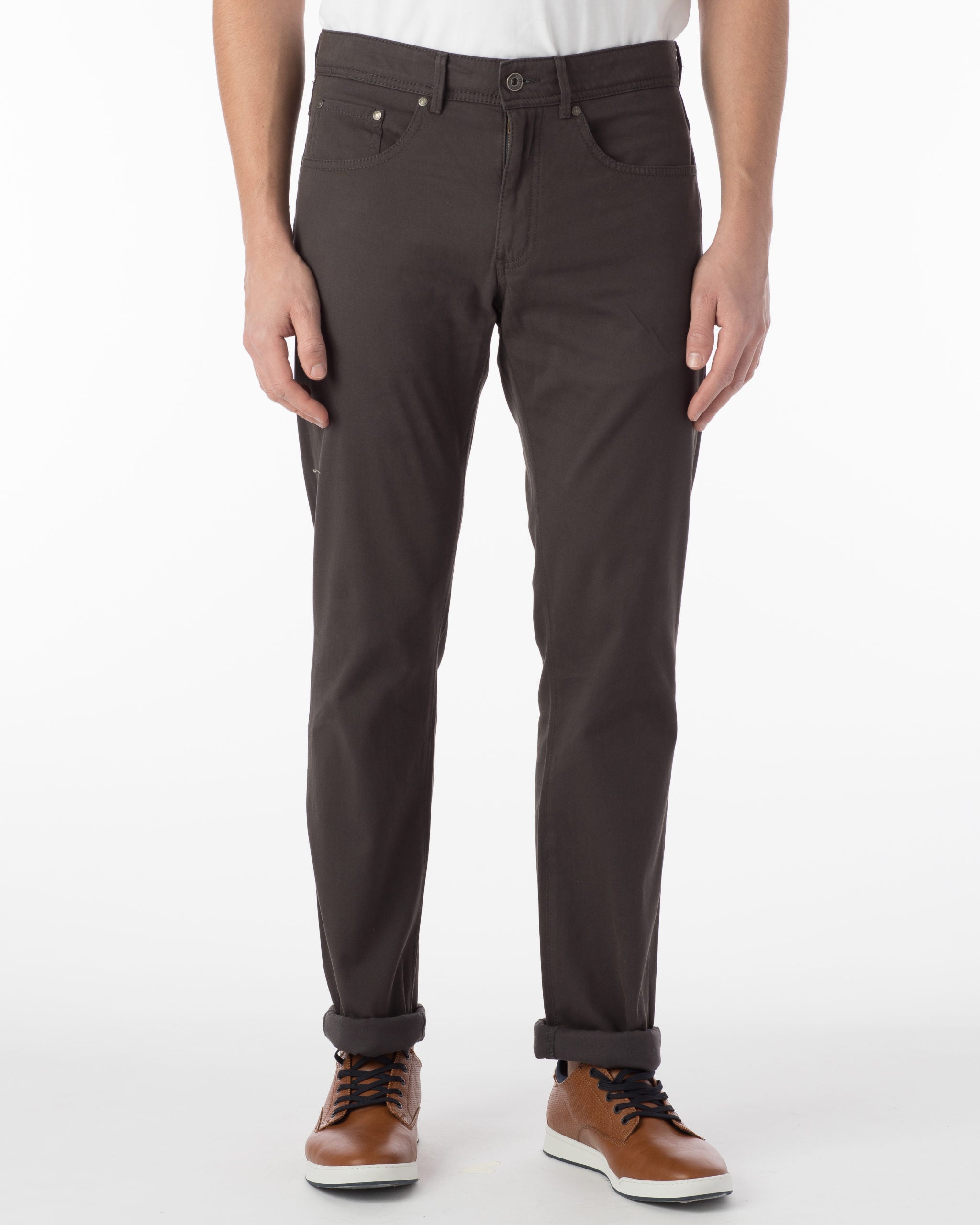 Men's Pima Cotton 5 Pocket Trousers
