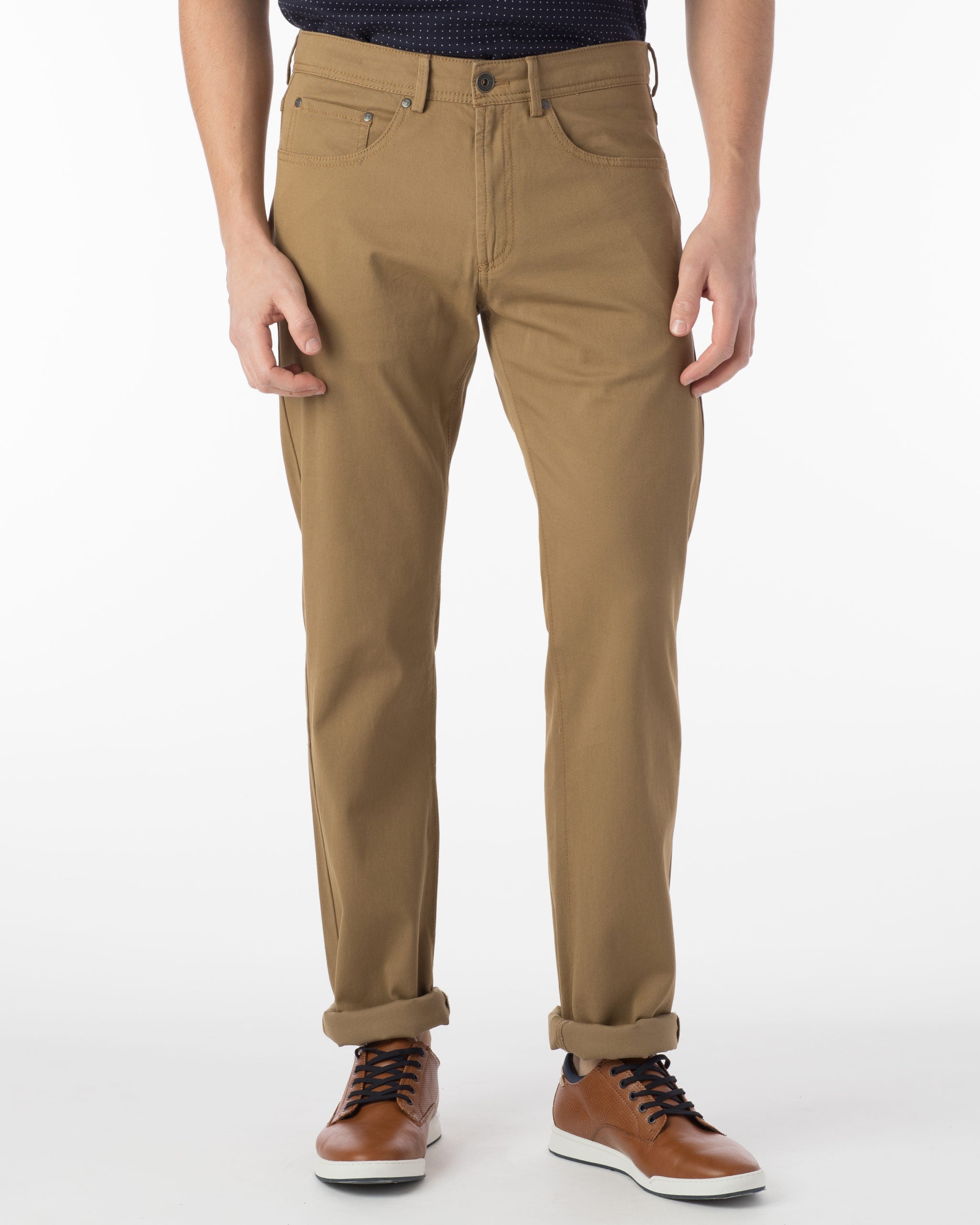 Men's Pima Cotton 5 Pocket Trousers