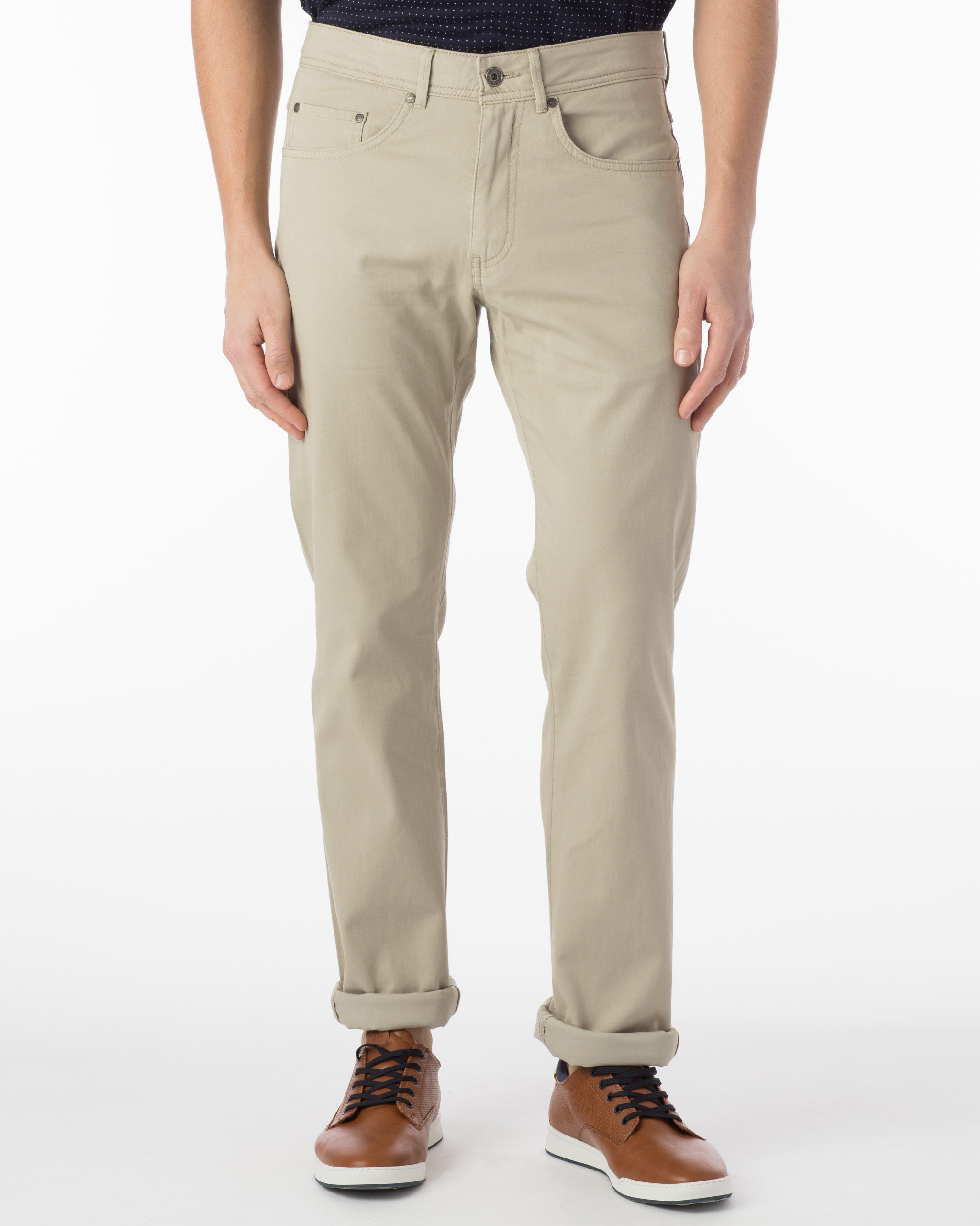Men's Pima Cotton 5 Pocket Trousers