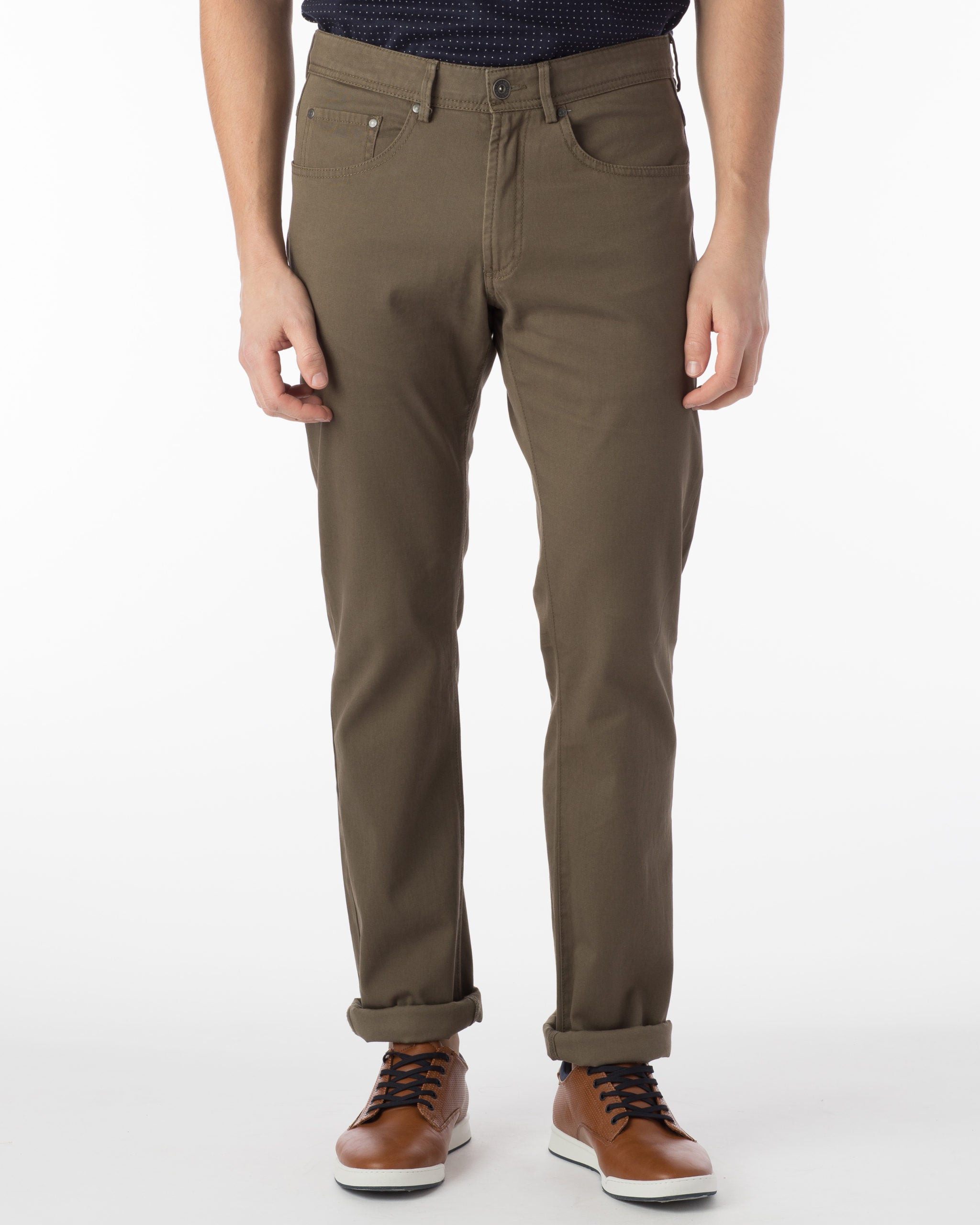Men's Pima Cotton 5 Pocket Trousers