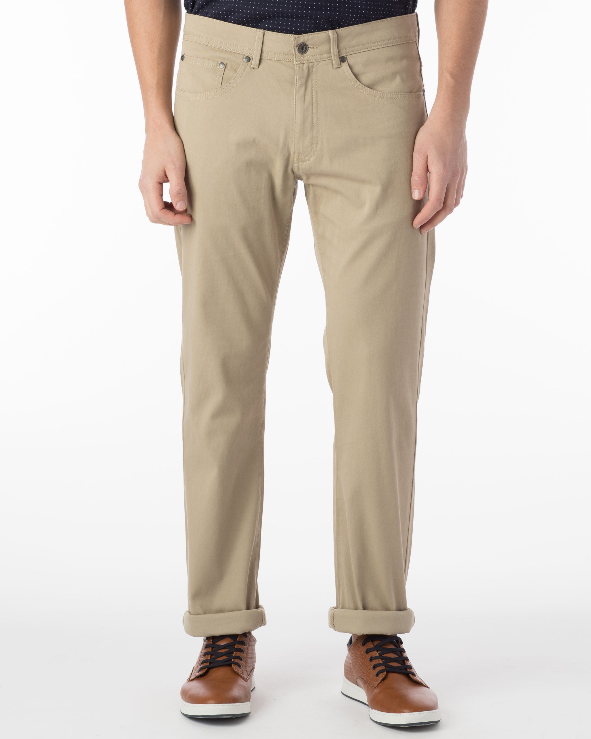 Men's Pima Cotton 5 Pocket Trousers