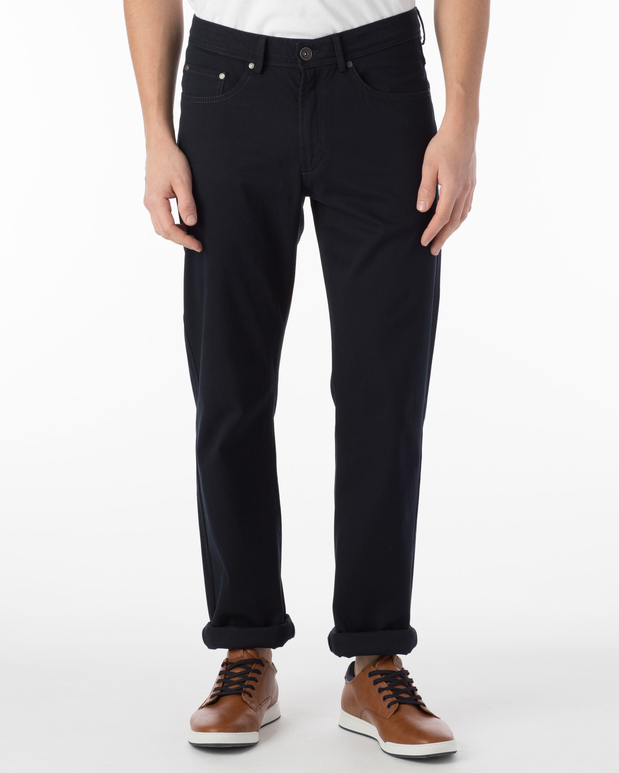 Men's Pima Cotton 5 Pocket Trousers