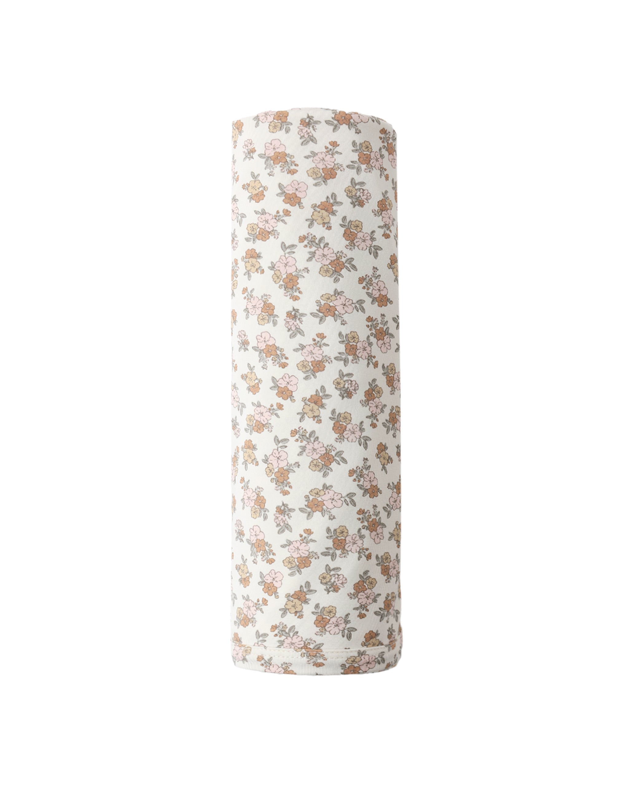 Bamboo Pink Rust Floral Blanket